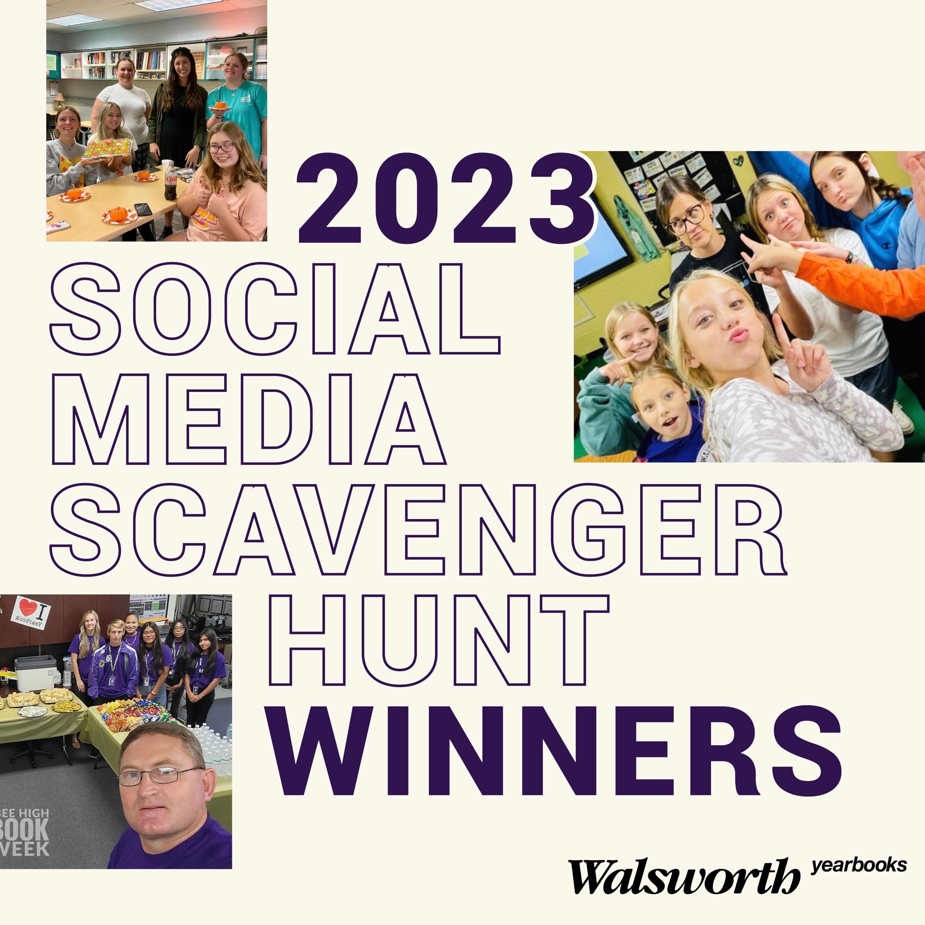 Walsworth National Yearbook Week Social Media Scavenger Hunt
